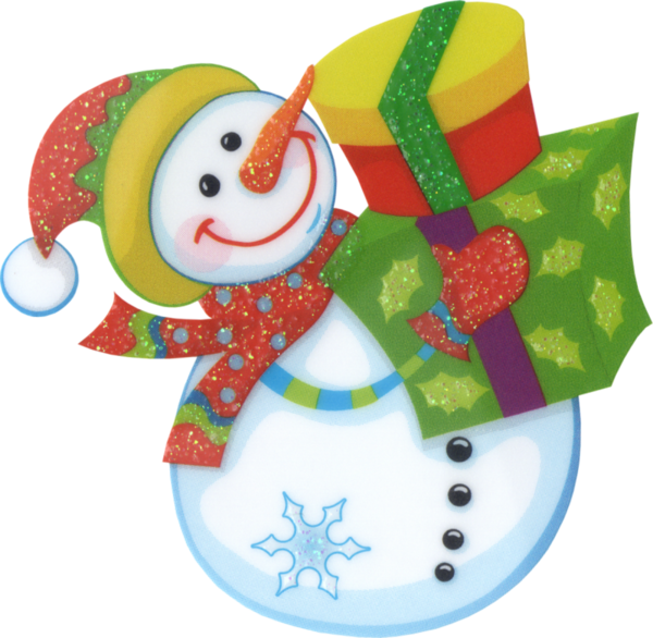 Transparent Christmas Ornament Toy Christmas Snowman for Christmas