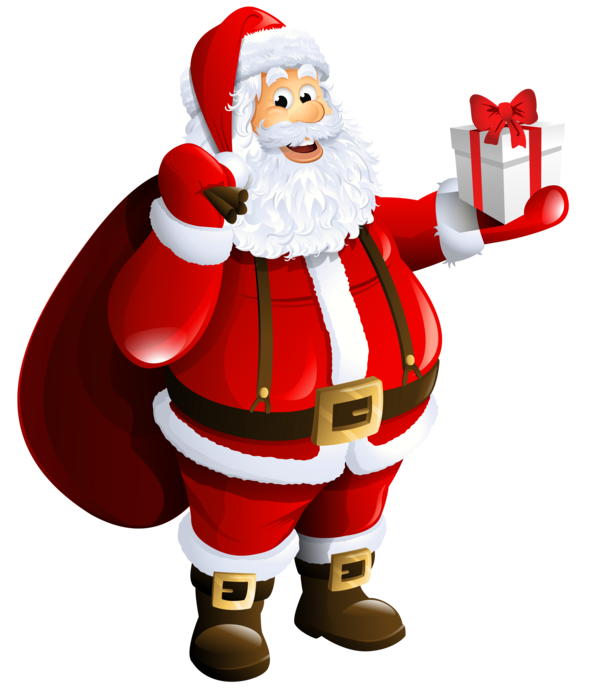 Transparent Mrs Claus Santa Claus Reindeer Christmas Ornament Christmas Decoration for Christmas