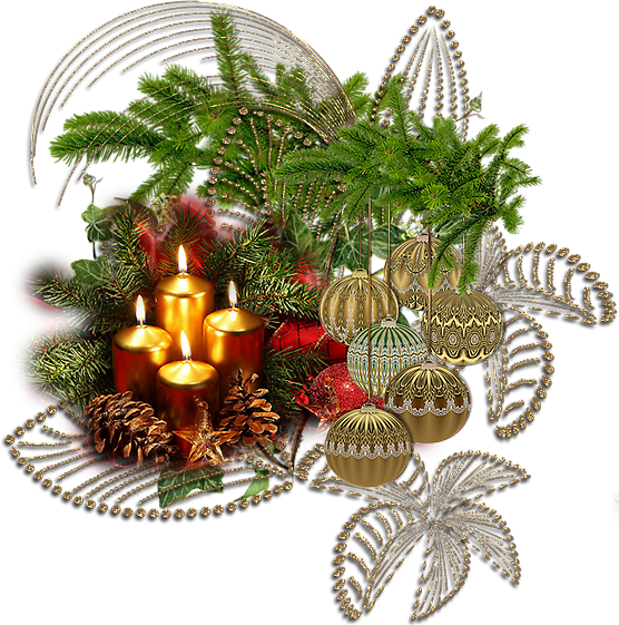 Transparent Candle Christmas Christmas Tree Fir Pine Family for Christmas