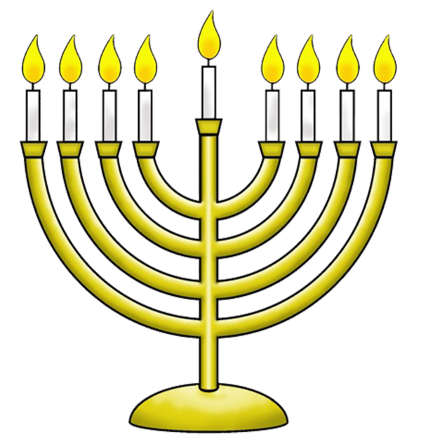 Transparent Hanukkah Jewish Symbolism Judaism Candle Holder for Hanukkah