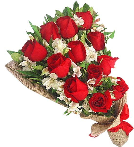 Transparent Flower Bouquet Rose Gift Flower for Valentines Day