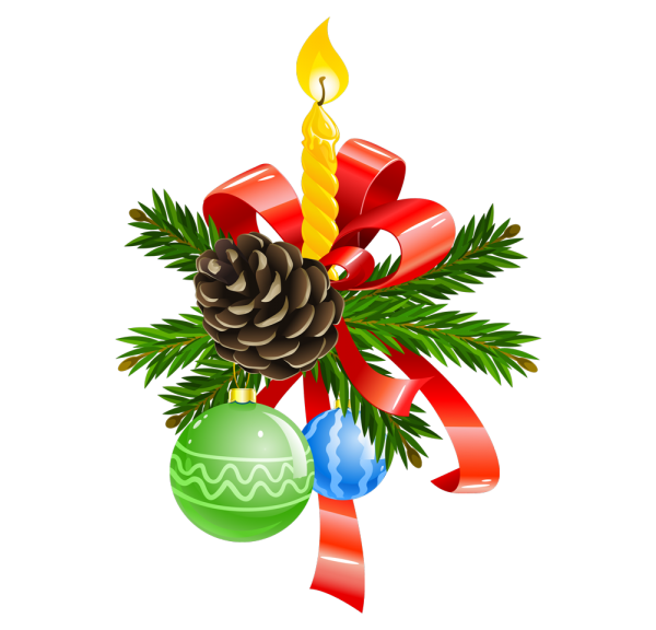 Transparent Christmas Decoration Christmas Candle Christmas Ornament Tree for Christmas