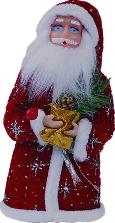 Transparent Santa Claus Christmas Ornament Christmas Decorative Nutcracker for Christmas