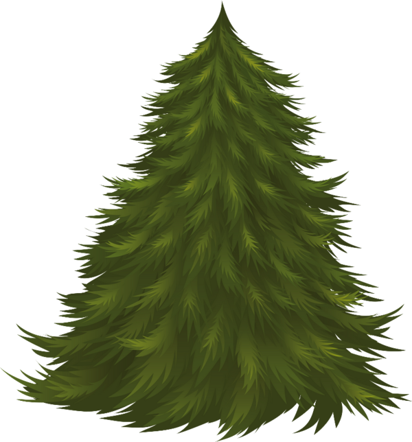 Transparent Christmas Tree Santa Claus Christmas Day Tree Spruce for Christmas