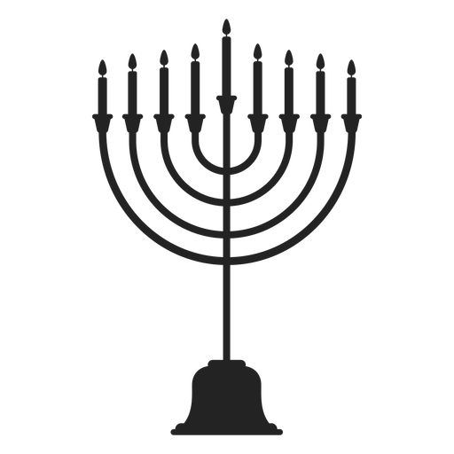 Transparent Menorah Hanukkah Judaism Candle Holder for Hanukkah
