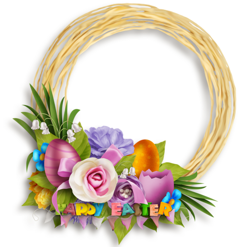 Transparent Floral Design Easter Carnival Decor Flower for Easter
