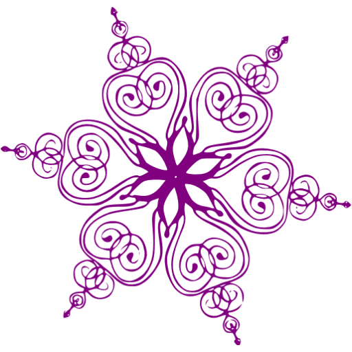 Transparent Snowflake Visual Arts Papercutting Flower Pink for Christmas
