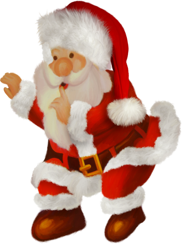 Transparent Santa Claus Christmas Ornament Reindeer Stuffed Toy for Christmas