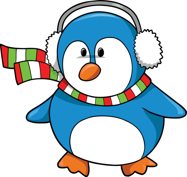 Transparent Penguin Child Christmas Flightless Bird Area for Christmas