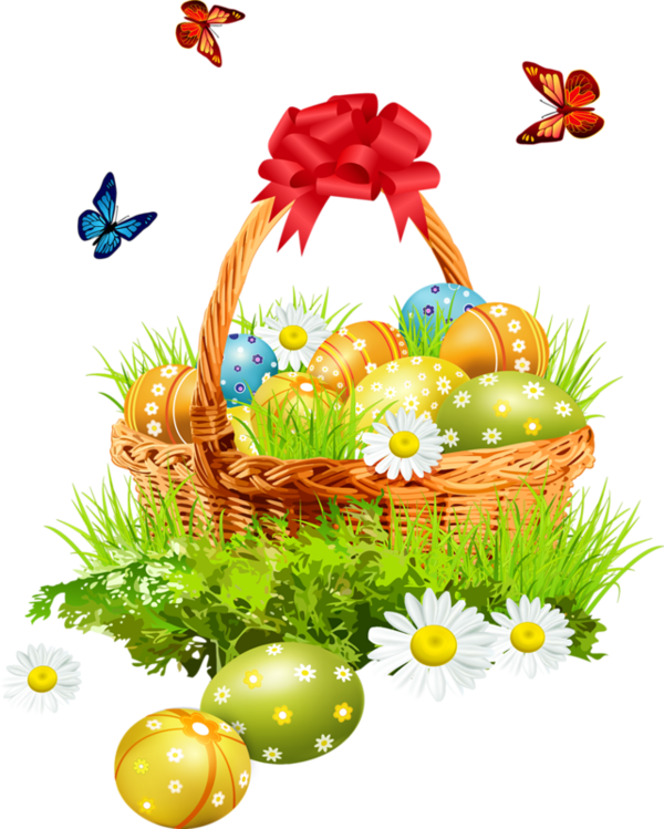 Transparent Easter Easter Basket Easter Bunny Food Easter Egg for Easter