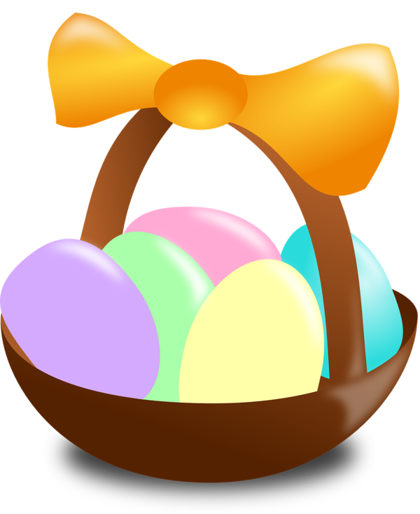 Transparent Easter Bunny Easter Basket Easter Easter Egg Food for Easter