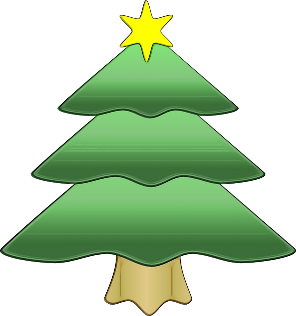 Transparent Christmas Tree Fir Christmas Day Green for Christmas