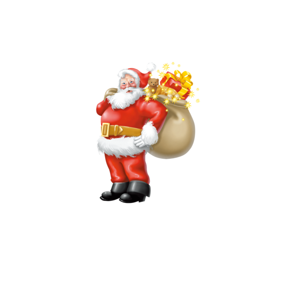 Transparent Santa Claus Reindeer Christmas Christmas Ornament Christmas Decoration for Christmas