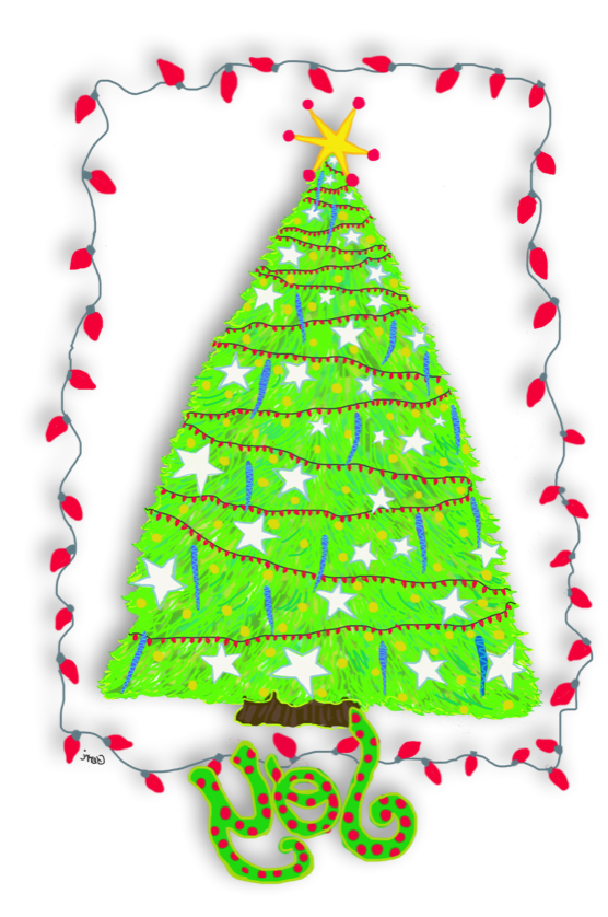Transparent Christmas Tree Christmas Ornament Flour Sack Fir Pine Family for Christmas