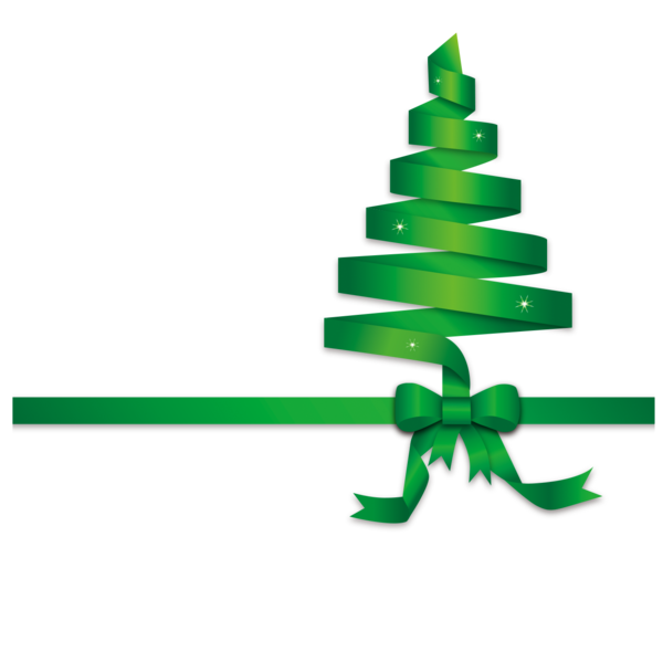Transparent Christmas Tree Christmas Ribbon Fir Pine Family for Christmas