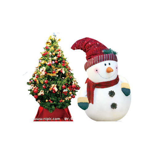 Transparent Christmas Snowman Christmas Tree Christmas Ornament for Christmas
