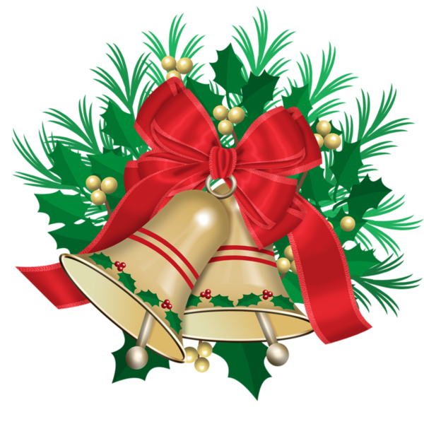 Transparent Santa Claus Christmas Bell Evergreen Pine Family for Christmas
