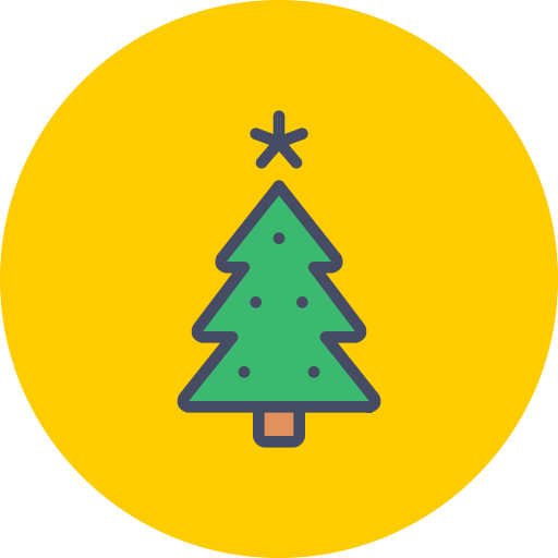 Transparent Christmas Tree Christmas Christmas Decoration Yellow for Christmas