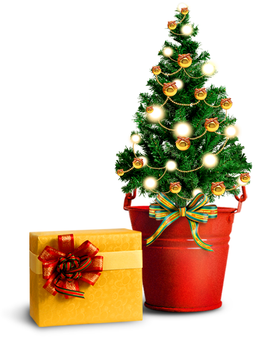 Transparent Christmas Tree Christmas Gift Fir Evergreen for Christmas