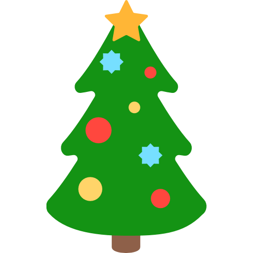 Transparent Emoji Christmas Christmas Tree Fir Pine Family for Christmas