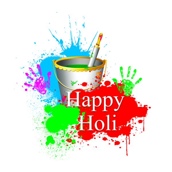 Transparent India Holi Festival Logo Drink for Holi