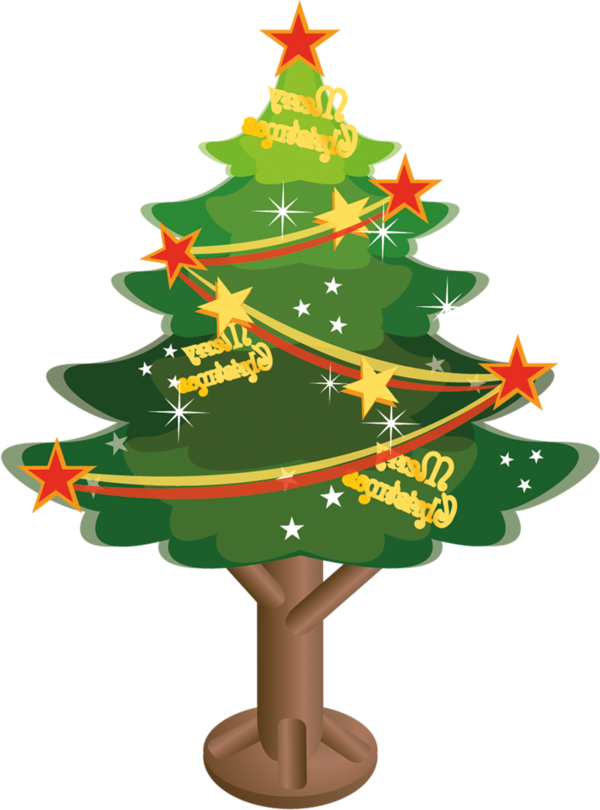 Transparent Santa Claus Christmas Christmas Gift Fir Pine Family for Christmas