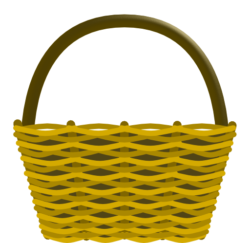 Transparent Basket Easter Basket Picnic Basket Home Accessories Material for Easter