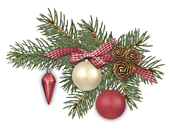 Transparent Christmas Christmas Decoration Scrapbooking Fir Pine Family for Christmas