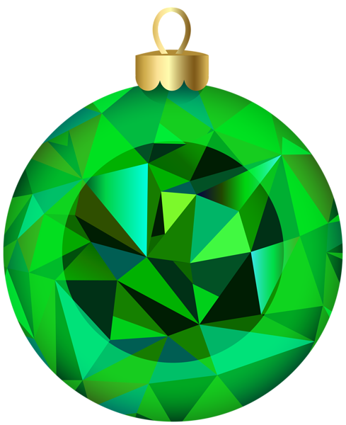 Transparent Christmas Ornament Christmas Day Ornament Green for Christmas