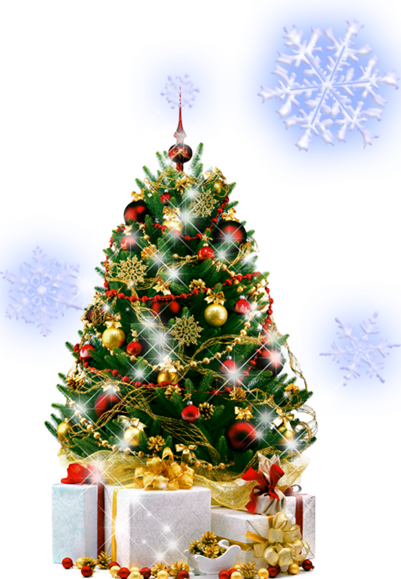 Transparent Christmas Tree New Year Tree Christmas Ornament Fir Pine Family for Christmas