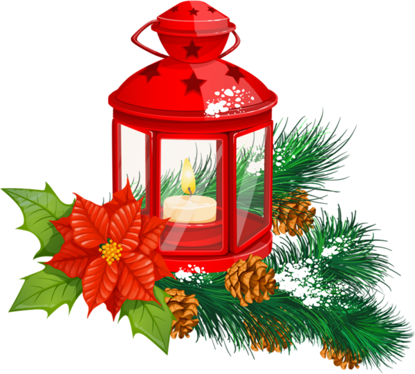 Transparent Christmas Lantern Paper Lantern Lighting Christmas Ornament for Christmas