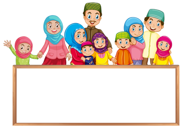 Transparent Child Childrens Day Family Cartoon for Ramadan