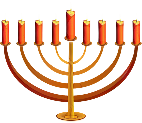 Transparent Hanukkah Menorah Celebration Hanukkah Candle Holder for Hanukkah