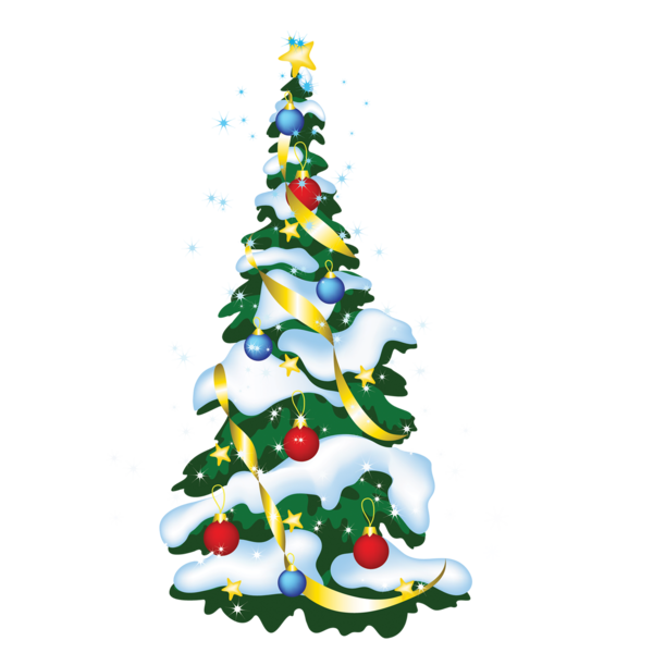 Transparent Santa Claus Christmas Snowman Fir Pine Family for Christmas