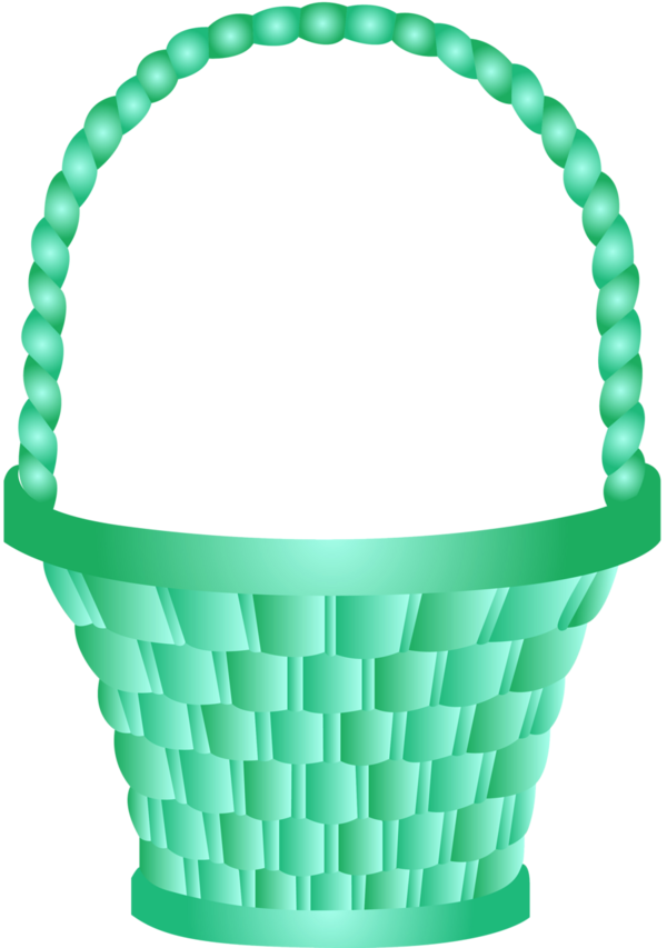 Transparent Food Gift Baskets Basket Easter Basket Green Storage Basket for Easter