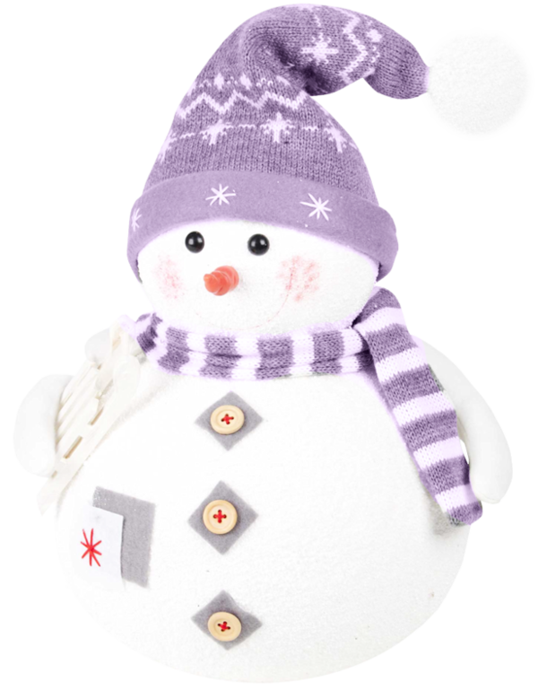 Transparent Snowman Winter Snow Christmas Ornament for Christmas