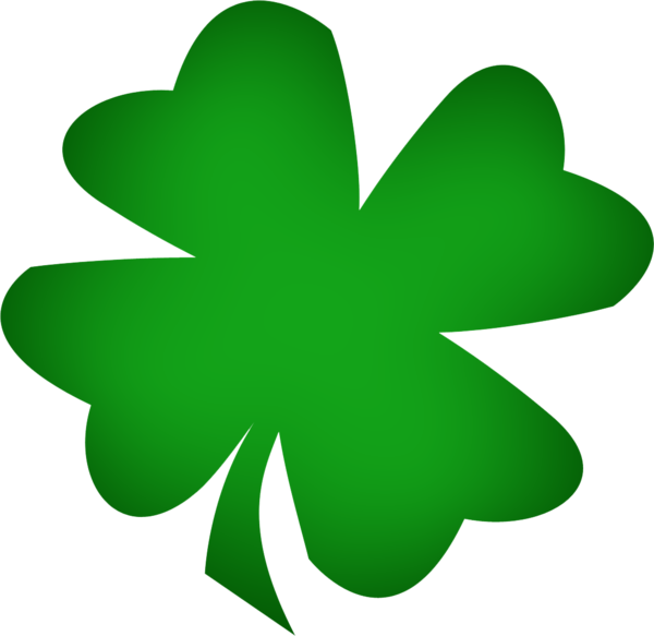 Transparent Fourleaf Clover Clover Tshirt Green Leaf for St Patricks Day