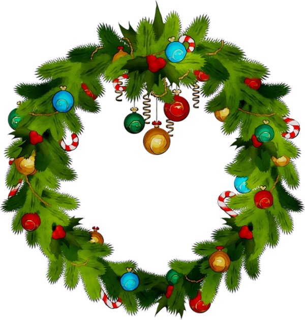 Transparent Wreath Christmas Garland Christmas Decoration Christmas Ornament for Christmas
