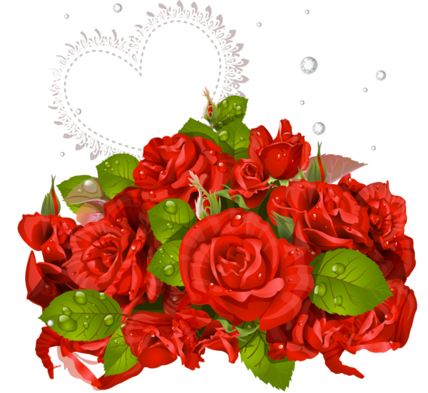 Transparent Flower Rose Wreath Petal Plant for Valentines Day