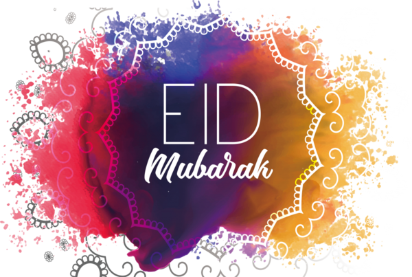 Transparent Ramadan Eid Alfitr Eid Mubarak Text Heart for Ramadan