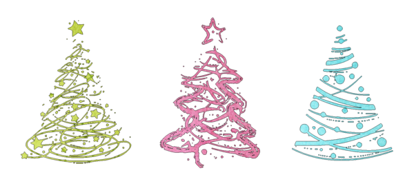Transparent Christmas Tree Christmas Day Word Christmas Decoration for Christmas