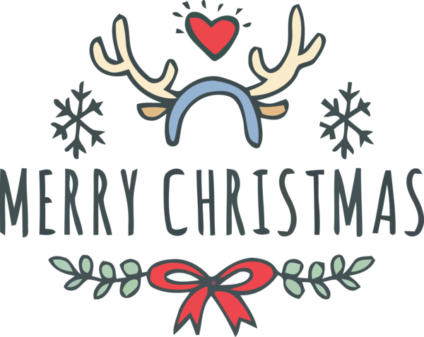 Transparent christmas Text Font Logo for Merry Christmas for Christmas