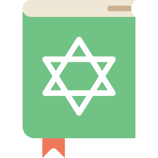 Transparent Hanukkah Judaism Menorah Green Line for Hanukkah