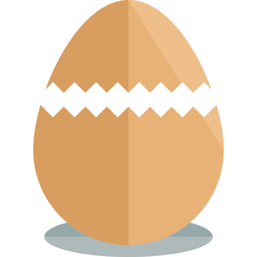 Transparent Fried Egg Chicken Eggshell Egg Sphere for Easter