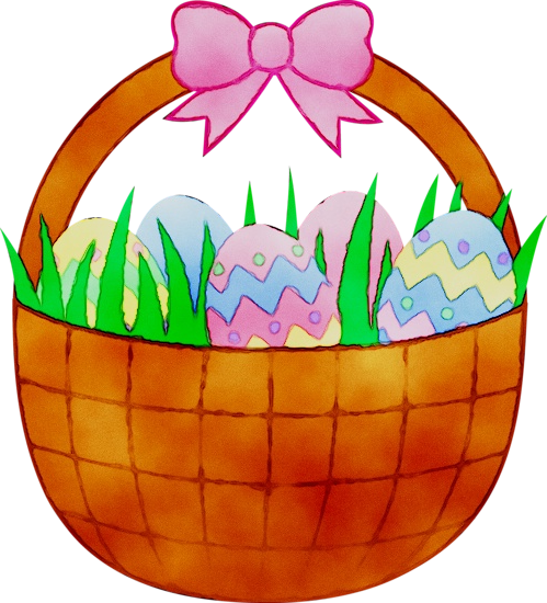 Transparent Easter Egg Easter Bunny Easter Basket Orange for Easter
