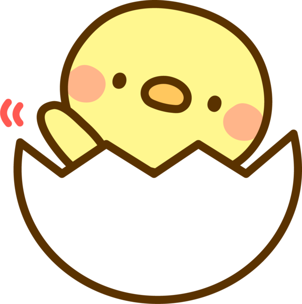 Transparent Egg Drawing New Year Card Area Smiley for Easter