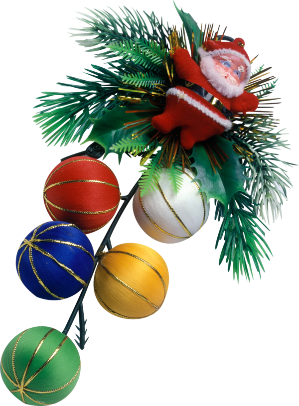 Transparent Ded Moroz Christmas Ornament Christmas Evergreen Pine Family for Christmas