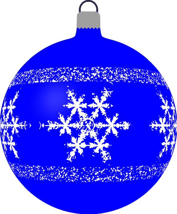 Transparent Christmas Graphics Santa Claus Christmas Ornament Cobalt Blue Blue for Christmas