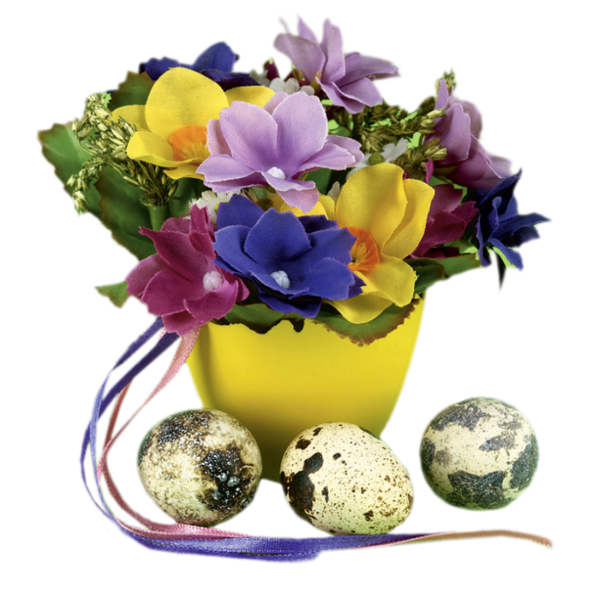 Transparent Easter Desktop Metaphor Easter Egg Flower Cut Flowers for Easter