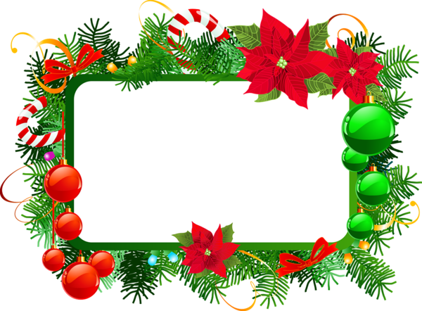 Transparent Christmas Picture Frames Christmas Ornament Evergreen Pine Family for Christmas